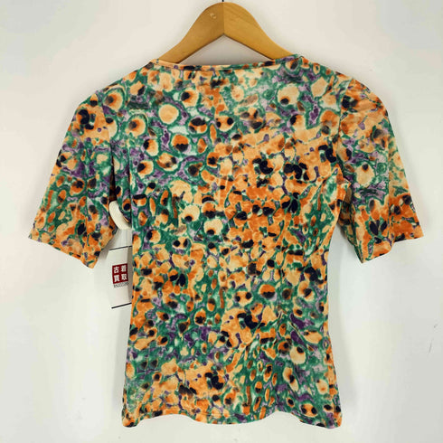 ケンゾージャングル KENZO JUNGLE 総柄 シアー 半袖 パワーネット レディース