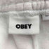 オベイ OBEY ロゴ刺繍 スウェット ハーフパンツ メンズ XL