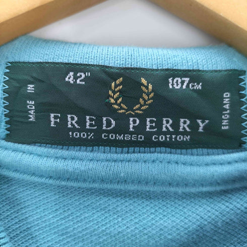 フレッドペリー FRED PERRY MADE IN ENGLAND 英国製 緑タグ 復刻 S/S ポロ シャツ メンズ UK:42