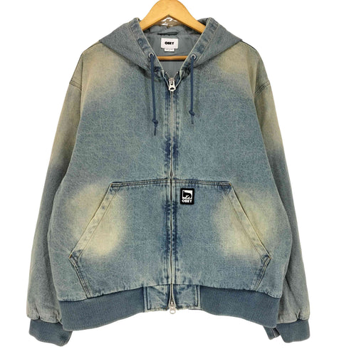 オベイ OBEY GLEN ZIP UP JACKET グレン ジップアップジャケット メンズ L