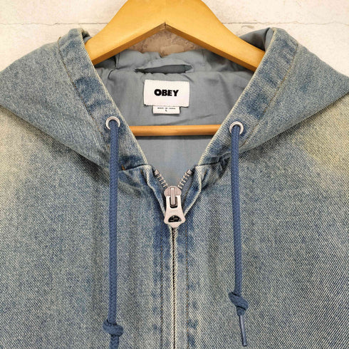オベイ OBEY GLEN ZIP UP JACKET グレン ジップアップジャケット メンズ L
