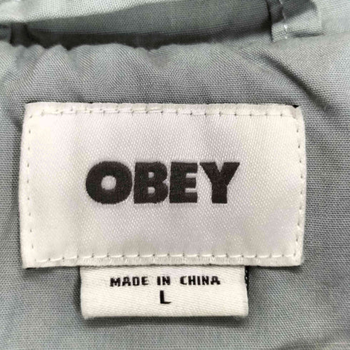 オベイ OBEY GLEN ZIP UP JACKET グレン ジップアップジャケット メンズ L