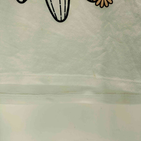 マルディメクルディ Mardi Mercredi フラワー ロゴ クロップド Tシャツ ピチT レディース ONE SIZE