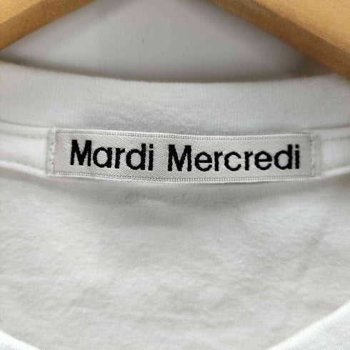 マルディメクルディ Mardi Mercredi フラワー ロゴ クロップド Tシャツ ピチT レディース ONE SIZE