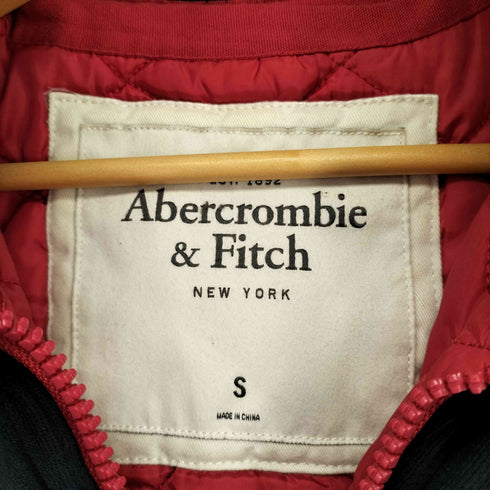 アバクロンビーアンドフィッチ Abercrombie & Fitch 中綿 レイヤード ジップアップパーカー ジャケット メンズ import:S