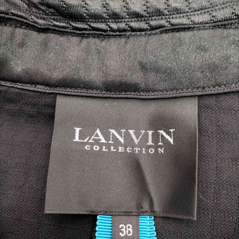 ランバンコレクション LANVIN COLLECTION ナイロン ショートダブルジャケット レディース EUR:38