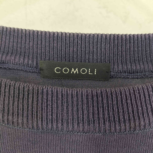 コモリ COMOLI 18G クルーネックニット メンズ