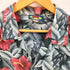 HAWAII BLUES 80s ハイビスカス プリント アロハシャツ メンズ import:L