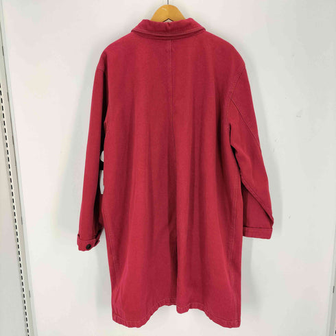 デニムアンドコー Denim&Co レッドデニム ダスターコート レディース 3X