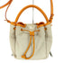 バーバリー BURBERRY Monogram Motif Canvas leather Bucket Bag モノグラムモチーフ キャンバス&レザー バケットバッグ レディース