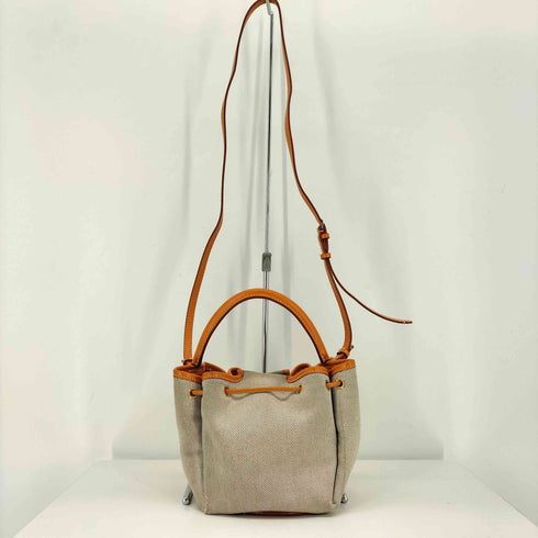 バーバリー BURBERRY Monogram Motif Canvas leather Bucket Bag モノグラムモチーフ キャンバス&レザー バケットバッグ レディース