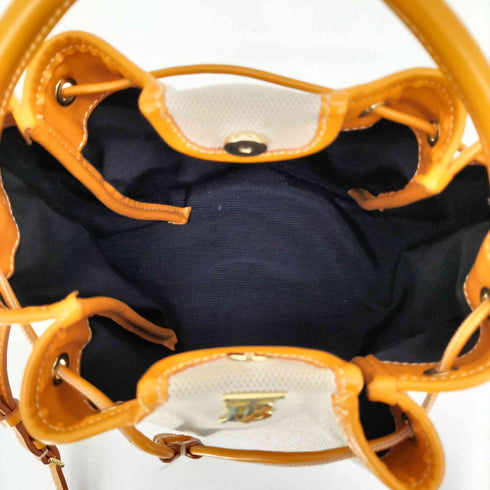 バーバリー BURBERRY Monogram Motif Canvas leather Bucket Bag モノグラムモチーフ キャンバス&レザー バケットバッグ レディース