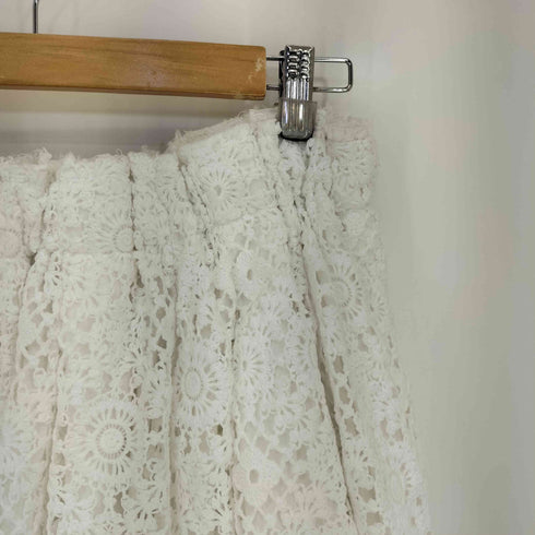 コムデギャルソン COMME des GARCONS 26SS Lace Overlay Pants レース オーバーレイ パンツ 変形 クロシェ レディース JPN:S