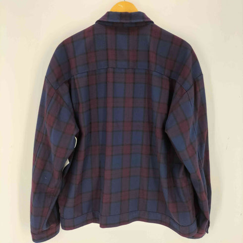 ジュンレッド JUNRed チェック柄 シャツジャケット メンズ L