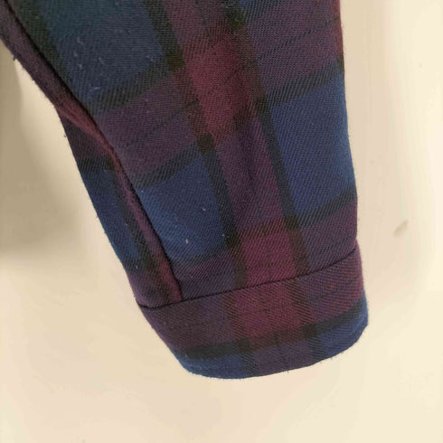 ジュンレッド JUNRed チェック柄 シャツジャケット メンズ L