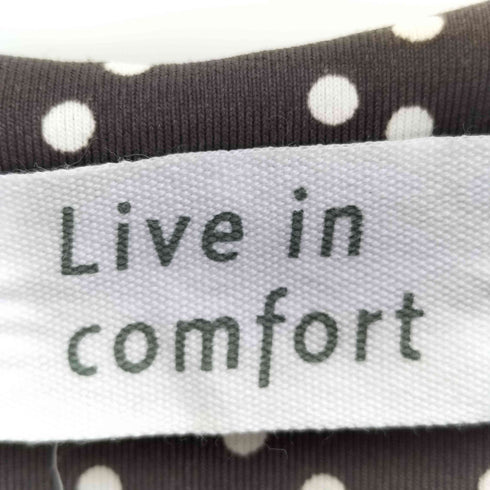 リブインコンフォート live in comfort はまじとコラボ 接触冷感カットソーオールインワン レディース JPN:M
