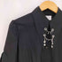 ノワールケイニノミヤ noir kei ninomiya 26SS Pure&Playful Black Star Charm Chain Shirt ブラック スター チャーム チェーン レイヤード シャツ レディース JPN:S