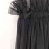 ノワールケイニノミヤ noir kei ninomiya 20SS フェイクレザー レース コンビ ギャザー ボリュームチュール ジャンパースカート レディース JPN:S