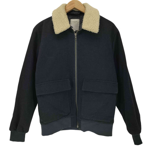 ビーミングバイビームス B:MING by BEAMS BOA COLLLAR WOOL ZIP BLOUSON ボア ウールジップ ブルゾン メンズ import:S