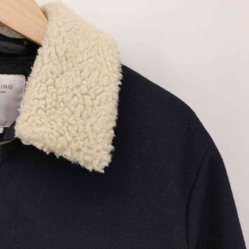 ビーミングバイビームス B:MING by BEAMS BOA COLLLAR WOOL ZIP BLOUSON ボア ウールジップ ブルゾン メンズ import:S