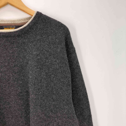 ウールリッチ WOOLRICH 00S リブ ライン ウール ニット セーター メンズ import:XL