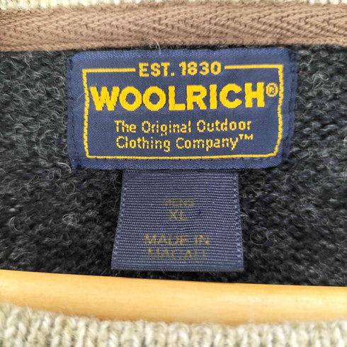 ウールリッチ WOOLRICH 00S リブ ライン ウール ニット セーター メンズ import:XL