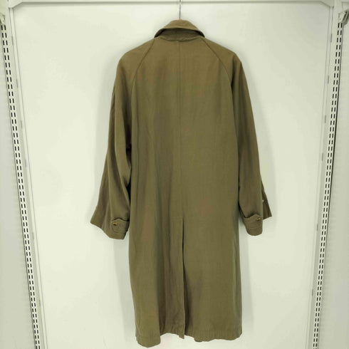 Torch Brand OLD MADE IN ENGLAND 英国製 裏地 チェック バルマカーン ステンカラー ロング コート 玉蟲 比翼 vintage ヴィンテージ メンズ