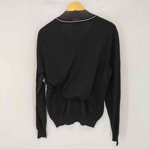 ラルフローレン RALPH LAUREN コットン Vネックニット レディース import:M