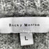 ロッキーモンロー Rocky Monroe オーバーサイズ畦編みクルーネック長袖ニットセーター メンズ L