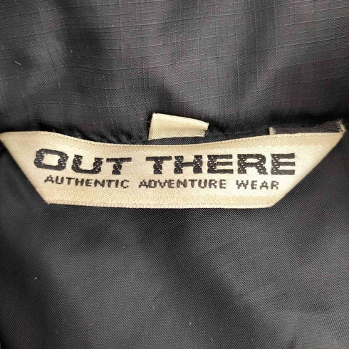 OUT THERE ビルトインフード パファー ダウンジャケット メンズ import:L