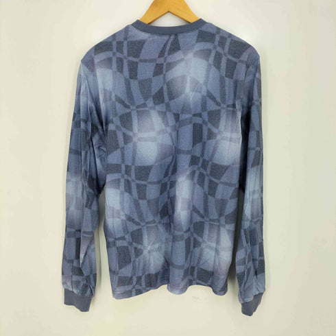 ダイム Dime Abstract L/S Shirt Static Blue 長袖Tシャツ メンズ import:M