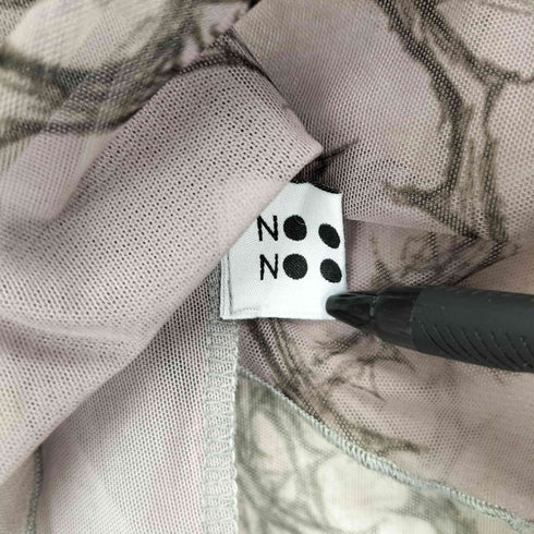 NOORDER NOORGY ファーケープ付き ファー袖 シアー トップス Y2K レディース