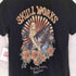 スカルワークス SKULL WORKS 両面プリント クルーネックTシャツ ピンナップガール メンズ JPN:M