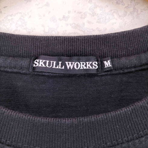 スカルワークス SKULL WORKS 両面プリント クルーネックTシャツ ピンナップガール メンズ JPN:M