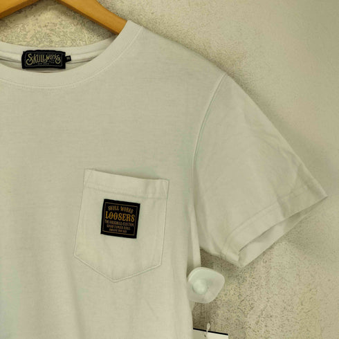 スカルワークス SKULL WORKS 両面プリント クルーネックTシャツ ポケット アメトラ メンズ JPN:M