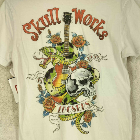スカルワークス SKULL WORKS 両面プリント クルーネックTシャツ ポケット アメトラ メンズ JPN:M