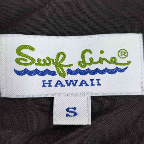 サーフラインハワイ SURF LINE HAWAII レーヨン JAINS ワンポイント刺繍 開襟シャツ メンズ import:S