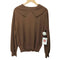 マーガレットハウエル MARGARET HOWELL EXTRA FINE MRINO WOOL ウール100 リブ フリル プルオーバー ニット レディース JPN:2