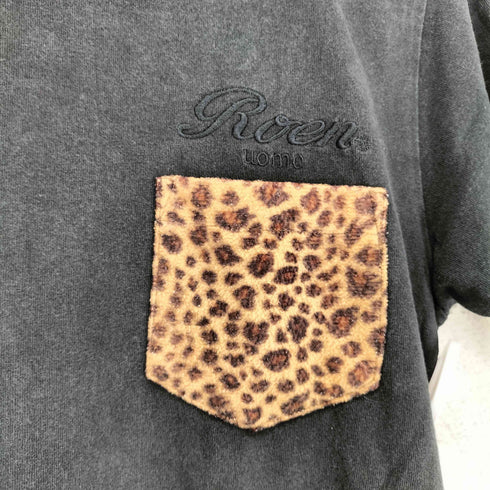 ロエン Roen レオパード スカル クルーネックTシャツ メンズ JPN:M