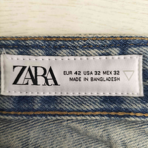 ザラ ZARA JEANS BAGGY FIT オーバーダイ バギーデニムパンツ メンズ EUR:42-44