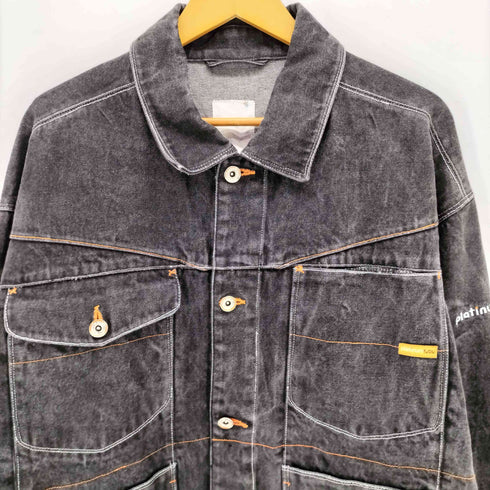 プラティナムフブ platinum fubu ボクサー I'M A BAD MAN ブラック カバーオール デニムジャケット メンズ