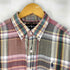 ラルフローレン RALPH LAUREN 00S マドラスチェック ロングスリーブ BDシャツ メンズ JPN:L