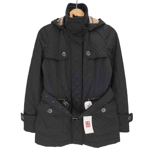 バーバリーロンドン BURBERRY LONDON 裏地ノバチェック キルティング 中綿コート レディース FR:38