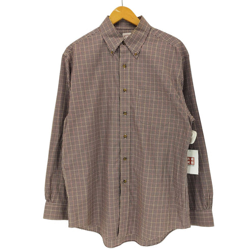 ブルックスブラザーズ BROOKS BROTHERS ボタンダウンコットンチェックシャツ メンズ import:M