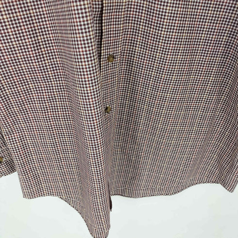 ブルックスブラザーズ BROOKS BROTHERS ボタンダウンコットンチェックシャツ メンズ import:M