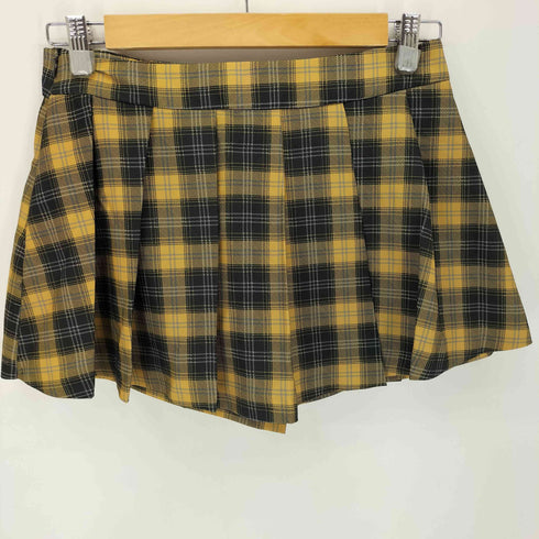 ザラ ZARA チェック柄ジッパースカートパンツ レディース XS
