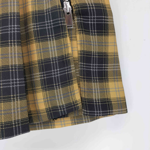ザラ ZARA チェック柄ジッパースカートパンツ レディース XS