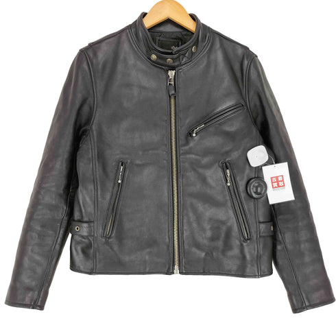 cow leather カウレザー シングル ライダースジャケット メンズ JPN:M