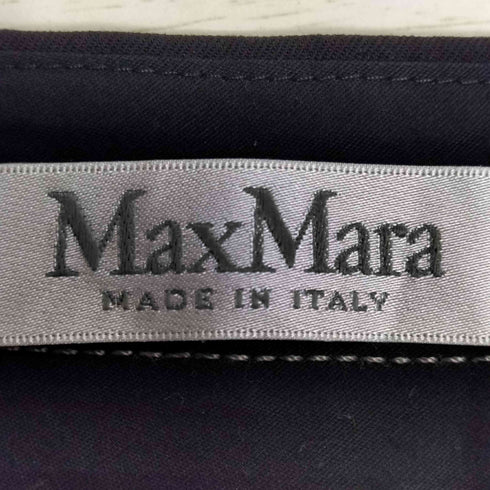 マックスマーラ MAX MARA ウール混 裾ジップ ジョガーパンツ レディース EUR:36