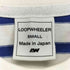 ループウィラー LOOPWHEELER LOWERCASE ボーダー クルーネックTシャツ メンズ JPN:S